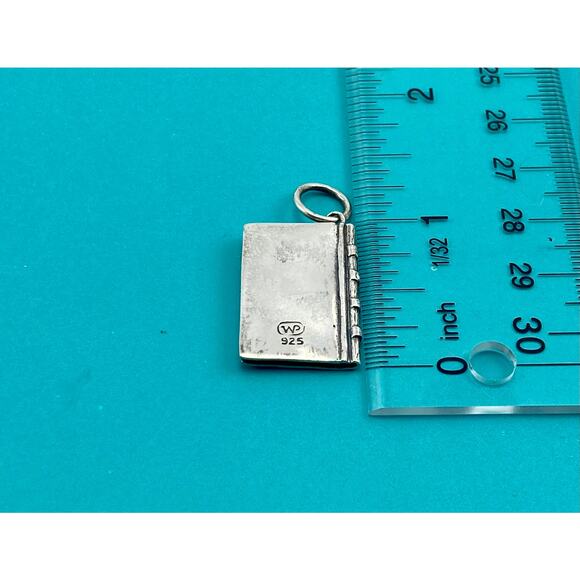 Waxing poetic Sterling silver memoir of love charm - Picture 3 of 3